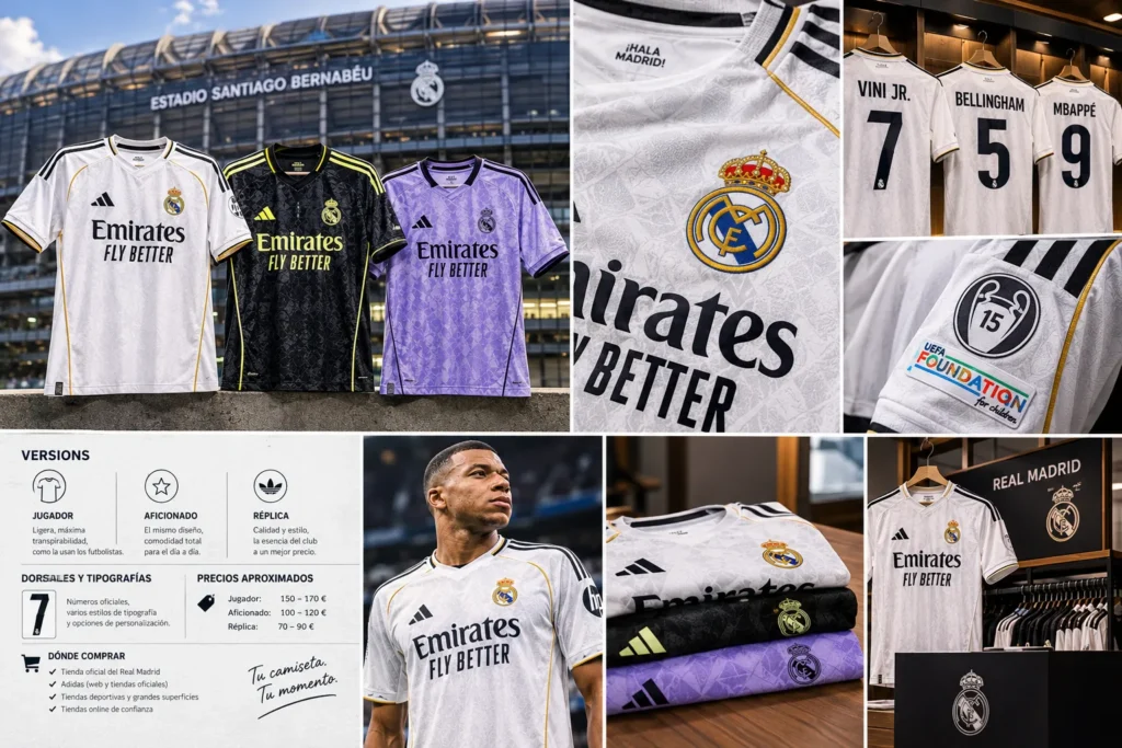 camiseta real madrid 26 27