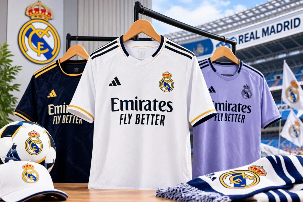 Camiseta Real Madrid: la blanca, la camiseta mas vendida de LaLiga