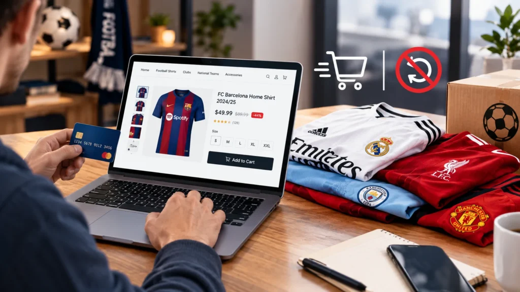 Camiseta de fútbol en línea