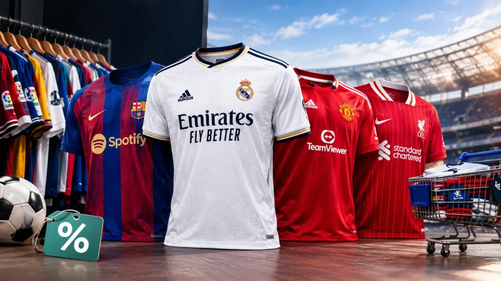 Camisetas de fútbol baratas