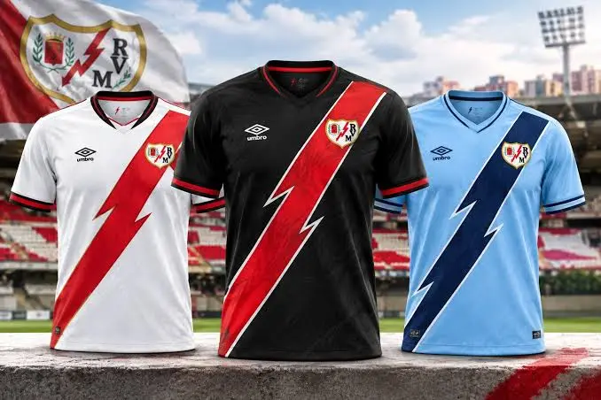equipación del rayo vallecano